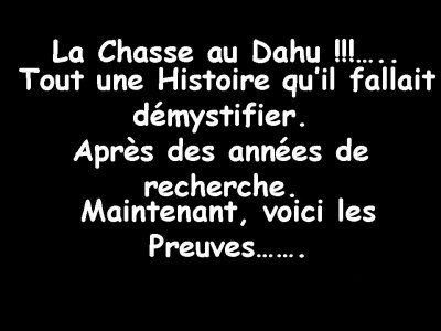 l'histoire du DAHU!